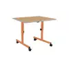 Table réglable et pliable mobile