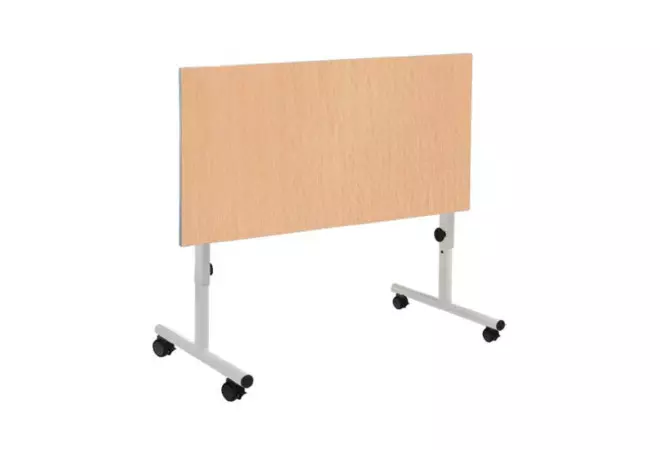 Table mobile biplace pliable