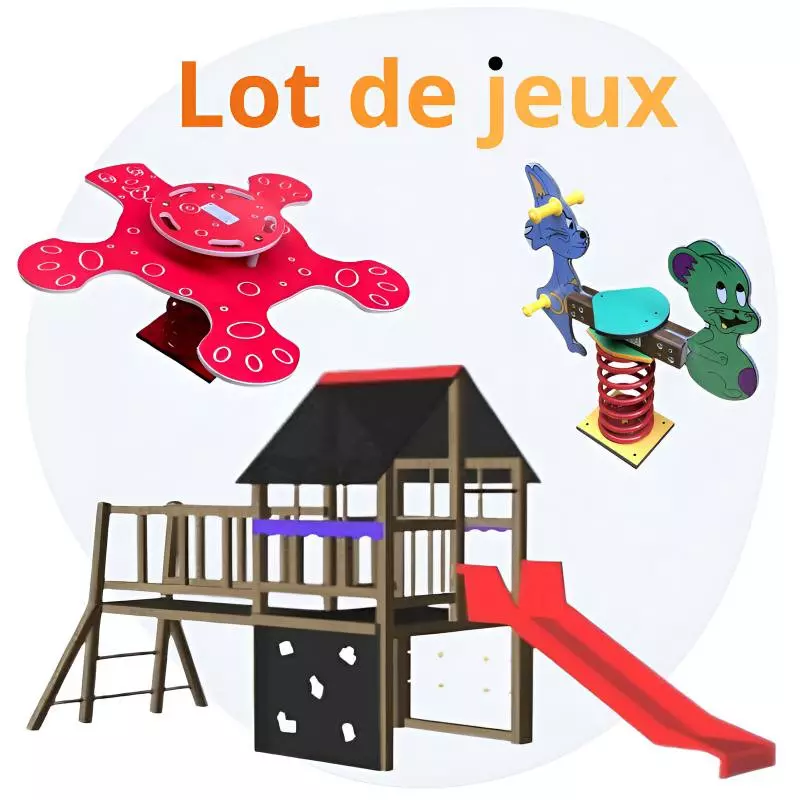 Lot de jeux plein air enfant Gymino